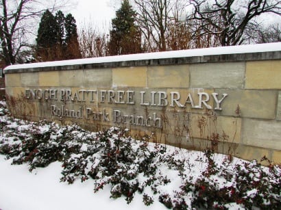 Library snow